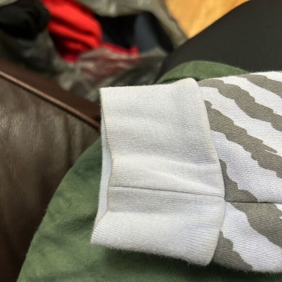 Girls Adidas Zebra Print Hoodie Sweatshirt - Picture 3 of 4